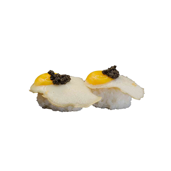 Nigiri huevo codorniz con trufa (2u)