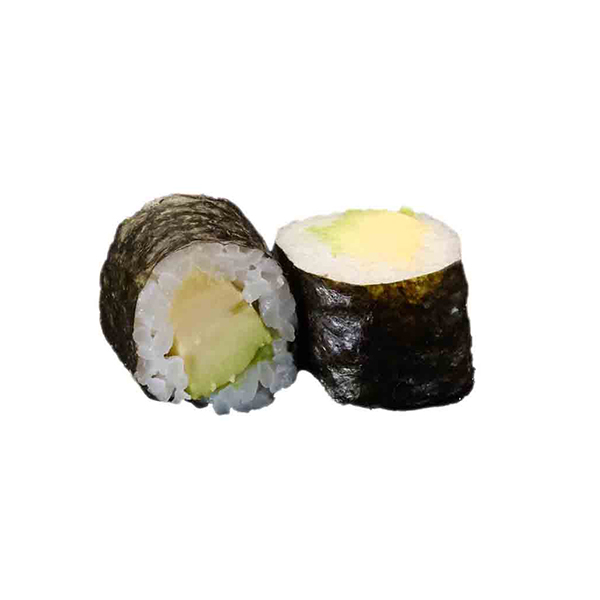 Maki aguacate con ebi