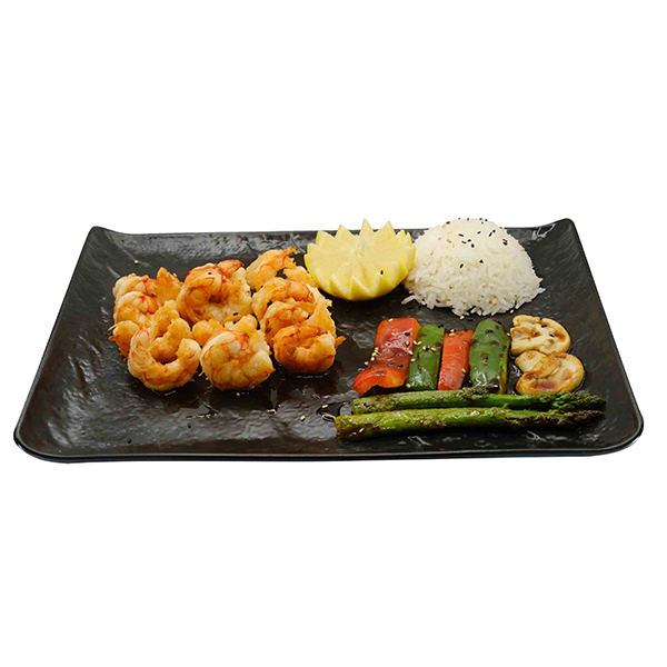 Gambon teppanyaki